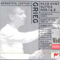 [중고] Leonard Bernstein / Grieg : Orchestral Works (수입/smk63156)