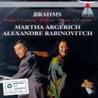 [중고] Martha Argerich &amp; Alexandre Rabinovitch / Brahms : Haydn Variations, Sonata Op.34b, Waltzes (수입/4509922572)