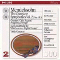 [중고] Bernard Haitink / Mendelssohn : The Complete Symphony Vol.2 (2CD/수입/4560742)