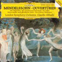 [중고] Claudio Abbado / Mendelssohn : Ouverturen (수입/4231042)