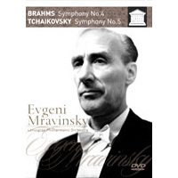 [DVD] Evgeny Mravinsky / Brahms : Tchaikovsky Symphony No.4 &amp; 5 (미개봉)