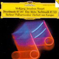[중고] Herbert Von Karajan / Mozart : Divertimento K287, Eine Kleine Nachtmusik (수입/4236102)