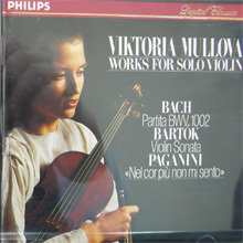[중고] Viktoria Mullova / Bach, Bartok, Paganini : Works for Solo Violin (수입/4209482)