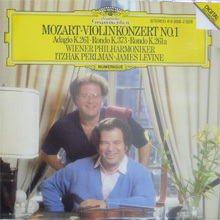 [중고] Itzhak Perlman, James Levine / Mozart : Violinkonzert Nr.1, Adagio, 2 Rondos (수입/4159582)