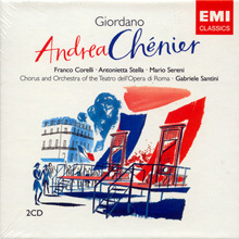Gabriele Santini / Giordano : Andrea Chenier (2CD/수입/미개봉/094635867626)