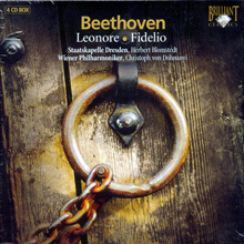 Herbert Blomstedt, Christoph Von Dohnanyi / Beethoven : Leonore, Fidelio (4CD/수입/미개봉/93213)