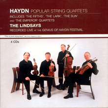 The Lindsays / Haydn : Popular String Quartets (4CD/수입/미개봉/rsb407)