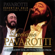 Luciano Pavarotti / Essential Gold - Live Concert Collection (10CD/미개봉/natcd0035)