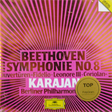 [중고] Herbert von Karajan / Beethoven : Symphonie No.8, Ouverturen (dg0595)