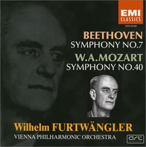 [중고] Wilhelm Furtwangler / Beethoven : Symphony No.7 Op.92, Symphony No.40 K.550) (toce59168)