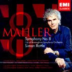 [중고] Simon Rattle / 말러 : 교향곡 8번 (Mahler : Symphony No.8) - 5 57945 2
