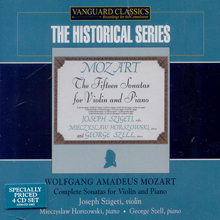 Joseph Szigeti / Mozart : Complete Sonatas For Violin And Piano (4CD/수입/미개봉/atmcd1885)