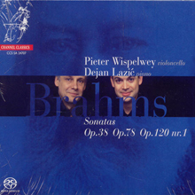 Pieter Wispelwey, Dejan Lazic / Brahms : Cello Sonatas (SACD Hybrid/digipack/수입/미개봉/ccssa24707)