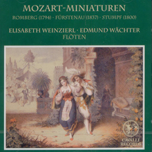Elisabeth Weinzierl, Edmund Wachter / Mozart : Miniaturen (수입/미개봉/ccd283)