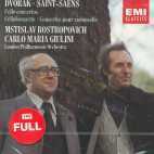 [중고] Antonin Dvorak , Camille Saint-Saens / Cello Concertos/ Rostropovch/ Giulini - 7493062