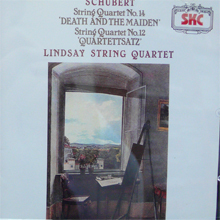 [중고] Lindsay String Quartet / Schubert : String Quartet No.14 &amp; 12 (skcdl0025)