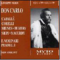 Montserrat Caballe, Franco Corelli / Verdi : Don Carlo (2CD/수입/미개봉/mcd022261)