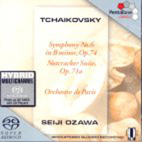 Seiji Ozawa / Tchaikovsky : Symphony No.6, Nutcracker Suite (SACD Hybrid/수입/미개봉/5186107)