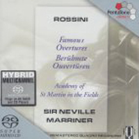 Neville Marriner / Rossini : Famous Overtures (SACD Hybrid/수입/미개봉/5186106)
