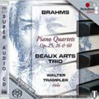 Beaux Arts Trio / Brahms : Piano Quintets Op.25, 26 &amp; 60 (2SACD Hybrid/수입/미개봉/5186151)