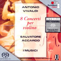 Salvatore Accardo, I Musici / Vivaldi : 8 Concerti Per Violino (SACD Hybrid/수입/미개봉/5186130)
