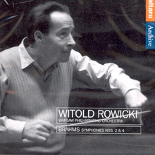 Witold Rowicki / Brahms : Symphonies Nos.2&amp;4 (수입/미개봉/alt1009)