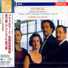Carmina Quartet / Dvorak : String Quartets Op.96 &quot;American &amp; Op.105 (수입/미개봉/coco70849)
