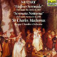 Charles Mackerras / Mozart : Haffner Serenade, Serenata Notturna (수입/미개봉/cd80161)