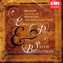 Emmanuel Pahud, Yefim Bronfman / Brahms, Reinecke : Flute Sonatas (수입/미개봉/094637370827)