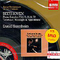 Daniel Barenboim / Beethoven : Piano Sonatas Nos8.14.23 (수입/미개봉/724356699120)