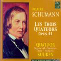 Sigiswald Kuijken / Schumann : Les Trios Quatuors Opus 41 (digipack/수입/미개봉/a326)