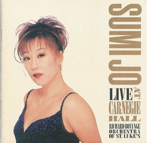 [중고] 조수미 (Sumi Jo) / 카네기홀 실황 공연 - Sumi Jo - Live At Carnegie Hall (scc019scl)