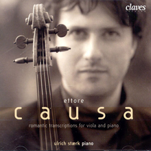 Ettore Causa / Romantic Transcriptions For Viola And Piano (수입/미개봉/502609)