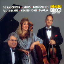 Kalichstein Laredo Robinson Trio / Plays Brahms, Mendelssohn, Dvorak Trio (3CD/수입/미개봉/cd3x3029)