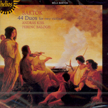 Andras Kiss, Ferenc Balogh / Bartok : 44 Duos For Two Violins (수입/미개봉/cdh55267)