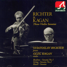 Sviatoslav Richter, Oleg Kagan / Three Violin Sonatas (수입/미개봉/ovsl00015)