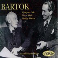Gyorgy Sandor / Bartok : Complete Piano Works (5CD/수입/미개봉/cd5x3610)