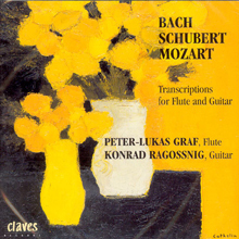 Konrad Ragossnig, Peter Lukas Graf / Bach, Mozart, Schubert : Transcriptions For Flute And Guitar (수입/미개봉/cd509705)