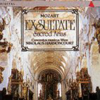 Nikolaus Harnoncourt / Mozart : Exsultate, Sacred Arias (수입/미개봉/4509959852)