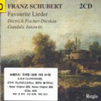 Fischer-Dieskau &amp; Janowitz / Schubert : Favourite Lieder (2CD/수입/미개봉/rrc2013)