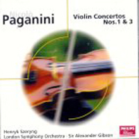 Alexander Gibson / Paganini : Violin Concertos Nos.1 &amp; 3 (수입/미개봉/4681732)