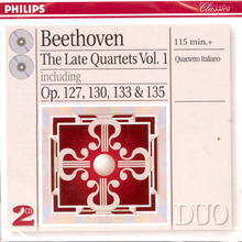 Quartetto Italiano / Beethoven : The Late Quartets (2CD/수입/미개봉/4547112)