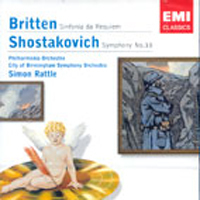 Simon Rattle / Britten, Shostakovich (수입/미개봉/724358687125)