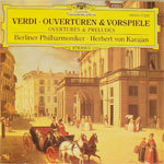 [중고] Herbert Von Karajan / Verdi : Overtures and Preludes (4196222)