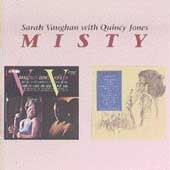Sarah Vaughan with Quincy Jones / Misty + Vaughan &amp; Voice (2LPs On 1CD/수입/미개봉)