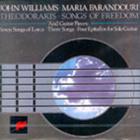 [중고] John Williams, Maria Farandouri / Songs &amp; Guitar Pieces By Theodorakis (cck7782)