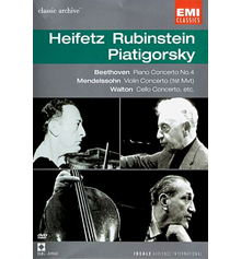 [중고] [DVD] Classic Archive Series 4 : HeifetzㆍRubinsteinㆍPiatigorsky (수입/dva4928419)