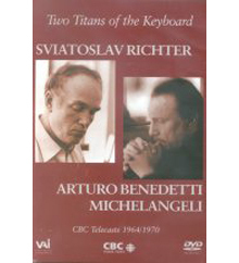 [DVD] Sviatoslav Richter, Arturo Benedetti Michelangeli / Two Titans Of The Keyboard (수입/미개봉/4213)