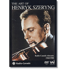 [DVD] The Art Of Henryk Szeryng (수입/미개봉/4231)