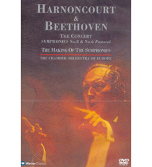 [DVD] Harnoncourt &amp; Beethoven: The Concert Symphonies No.8 &amp; No.6 Pastoral (수입/미개봉/4509911202)